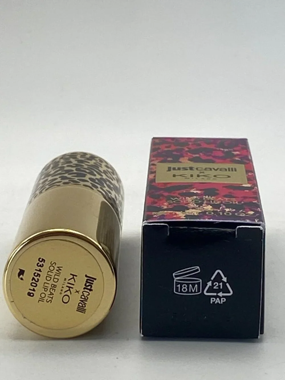Just Cavalli x Kiko Milano Wild Beats Solid Lip Oil NIB